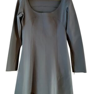 Chic Long Sleeve Gray Dress Maria Pinto Size S